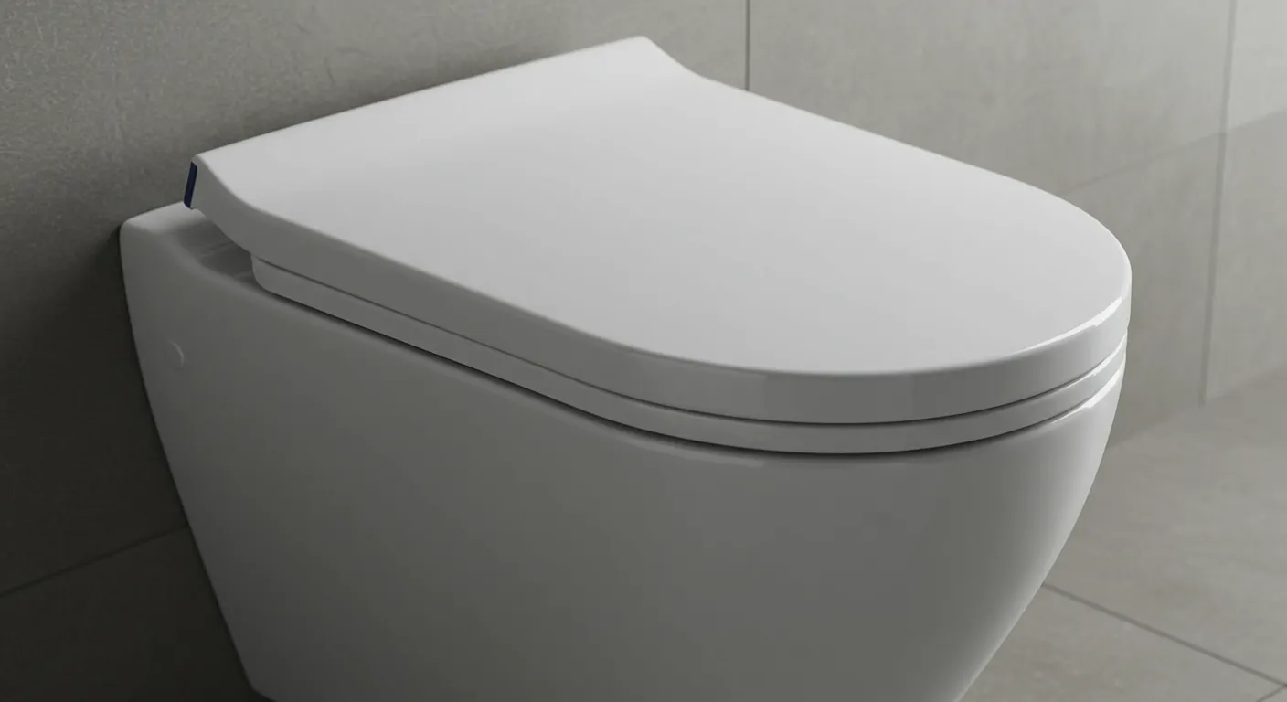 A Back-to-Wall Close-Coupled Toilet A Back-to-Wall Close-Coupled Toilet