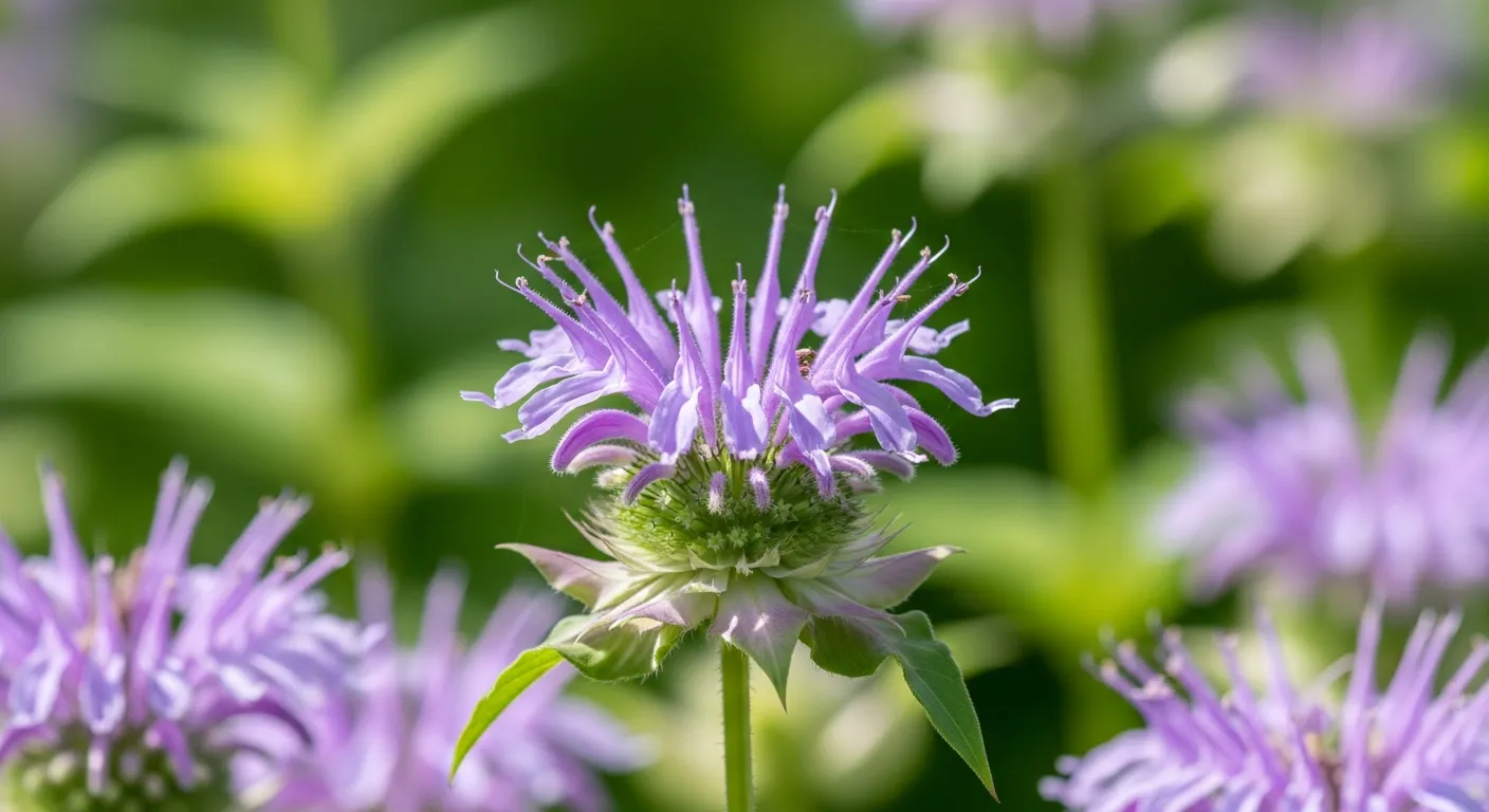 A Beautiful Bee Balm in Full Bloom