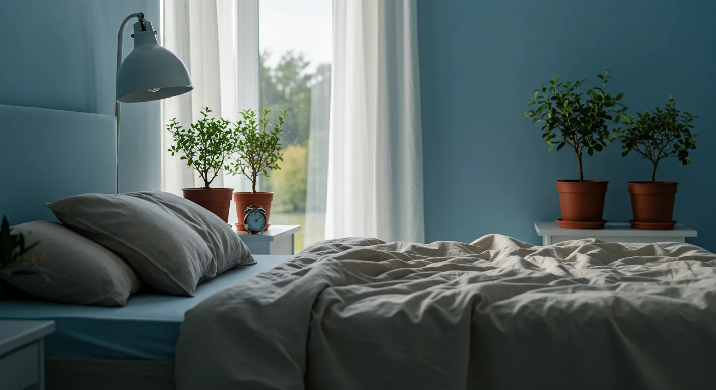 A Beautiful Blue Calm Bedroom A Beautiful Blue Calm Bedroom