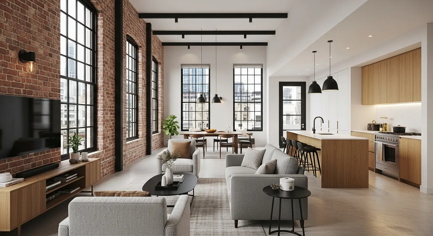 A Luxurious, Newly Constructed 'Soft Loft' Apartment