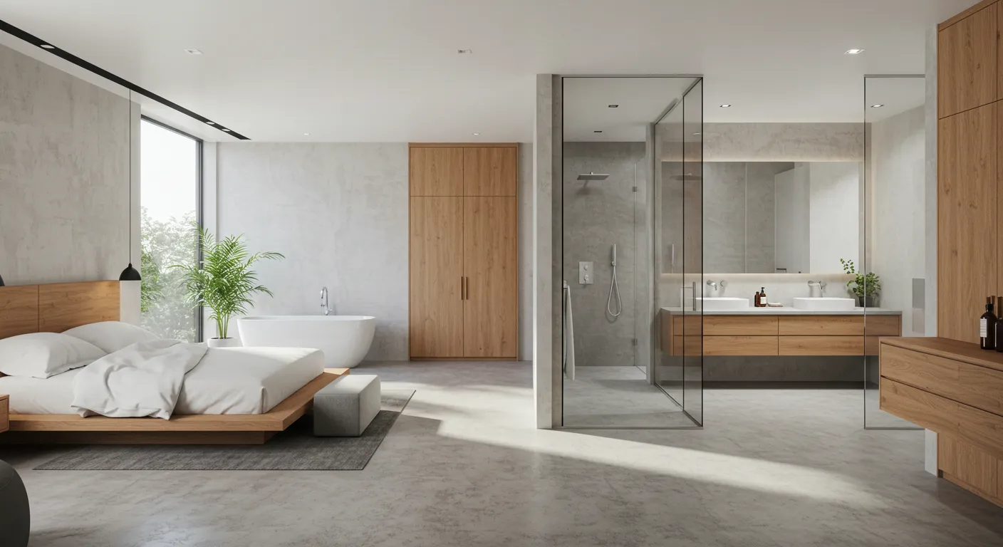 A Luxurious, Seamless Open-concept Master Suite
