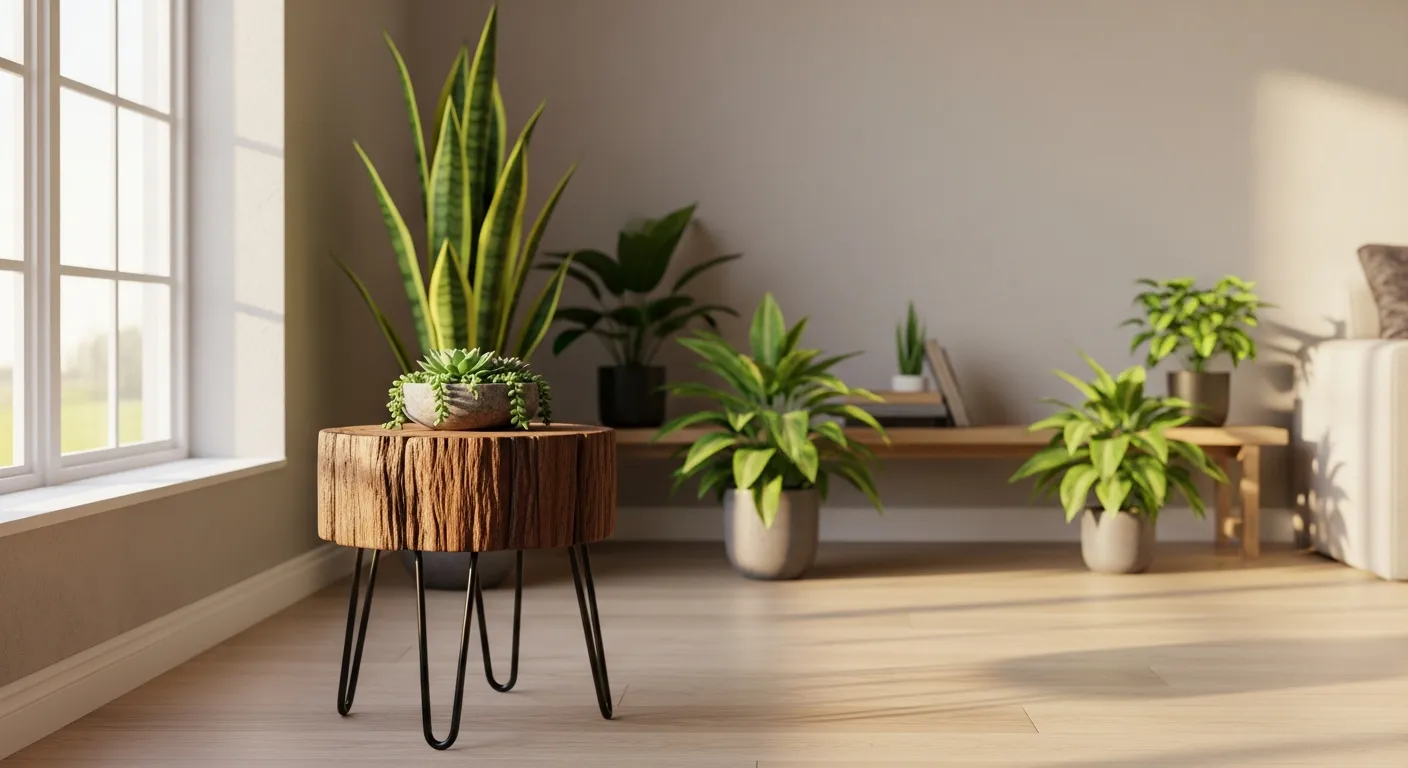 A Minimalist, Cozy Room With Walls Painted in a Soft, Neutral Greige, Subtly Textured, Bathed in Warm, Natural Light