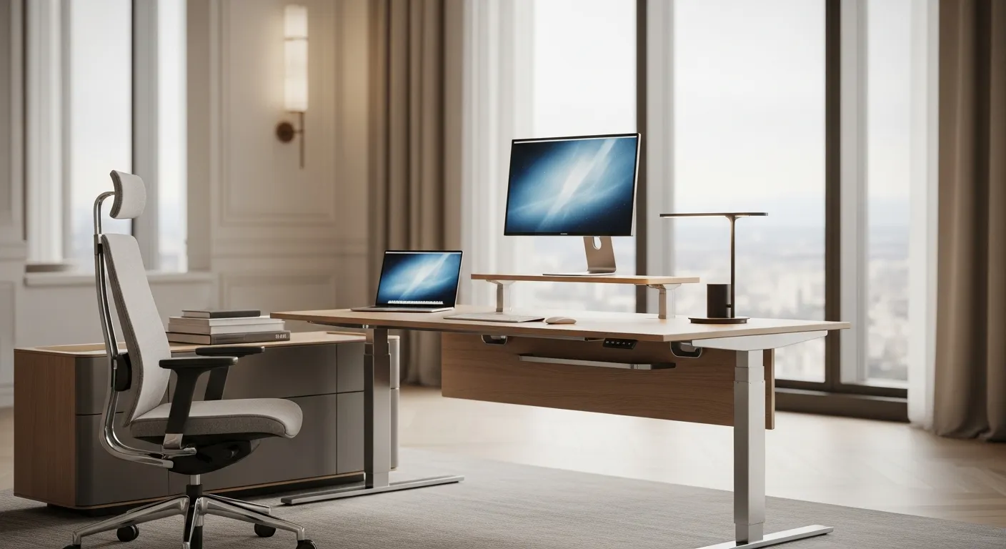 A Modern, High-end Ergonomic Workspace