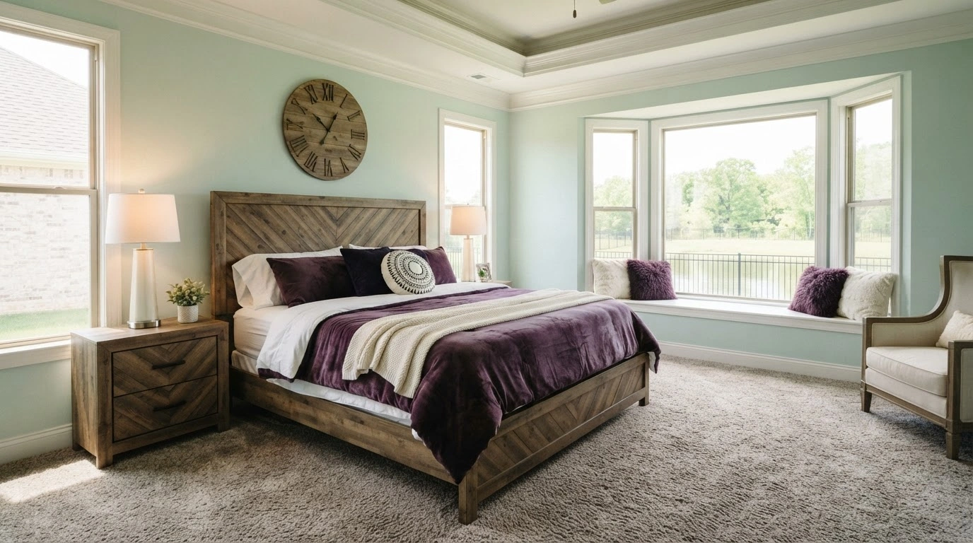 A Serene, Inviting, and Meticulously Decorated Master Bedroom