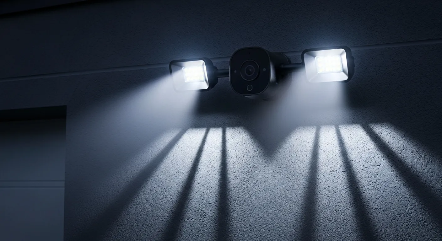 A Sleek, Modern Ring HD Motion-activated Floodlight Camera