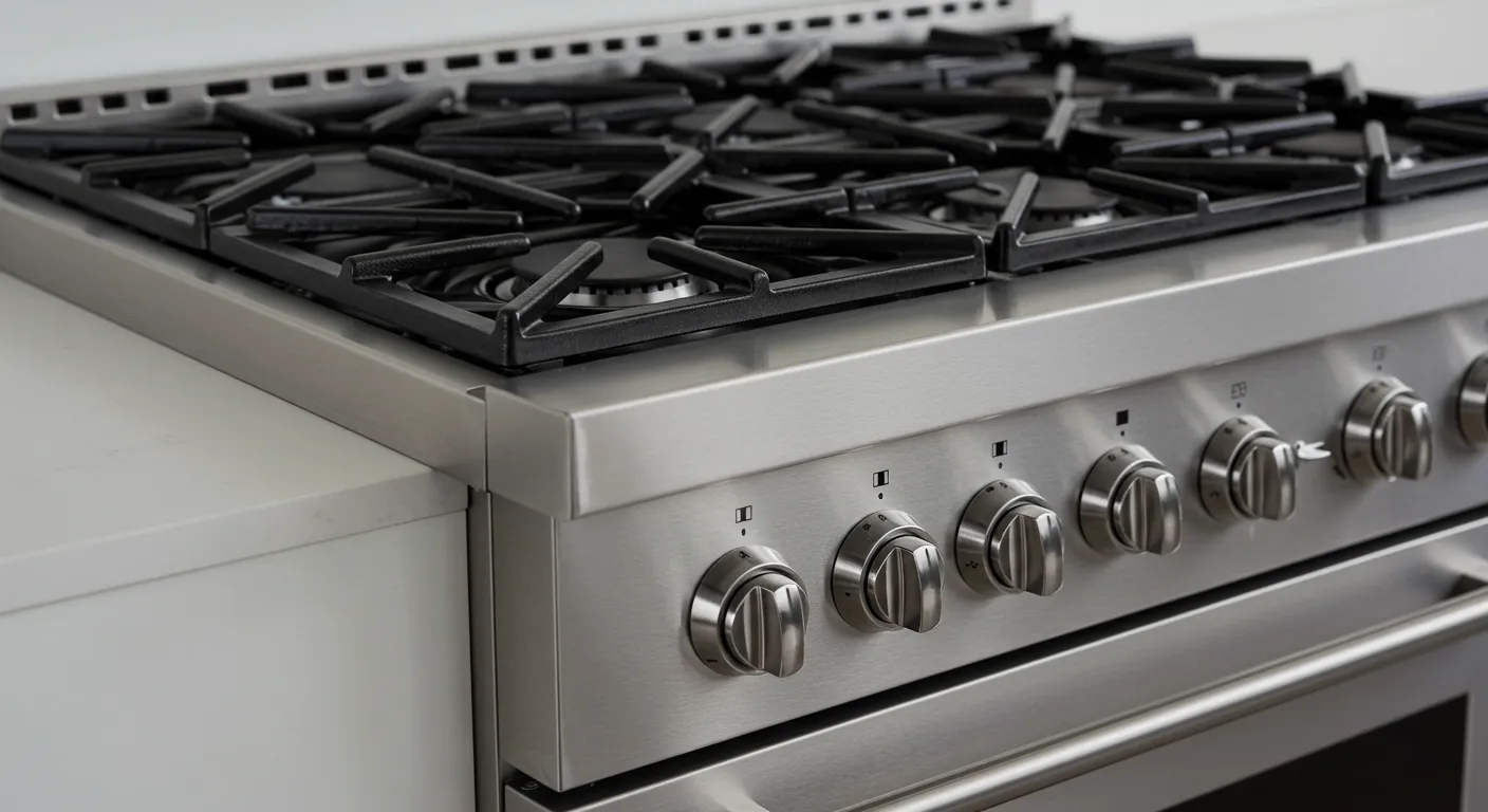 A Stainless Steel Gas Oven A Stainless Steel Gas Oven