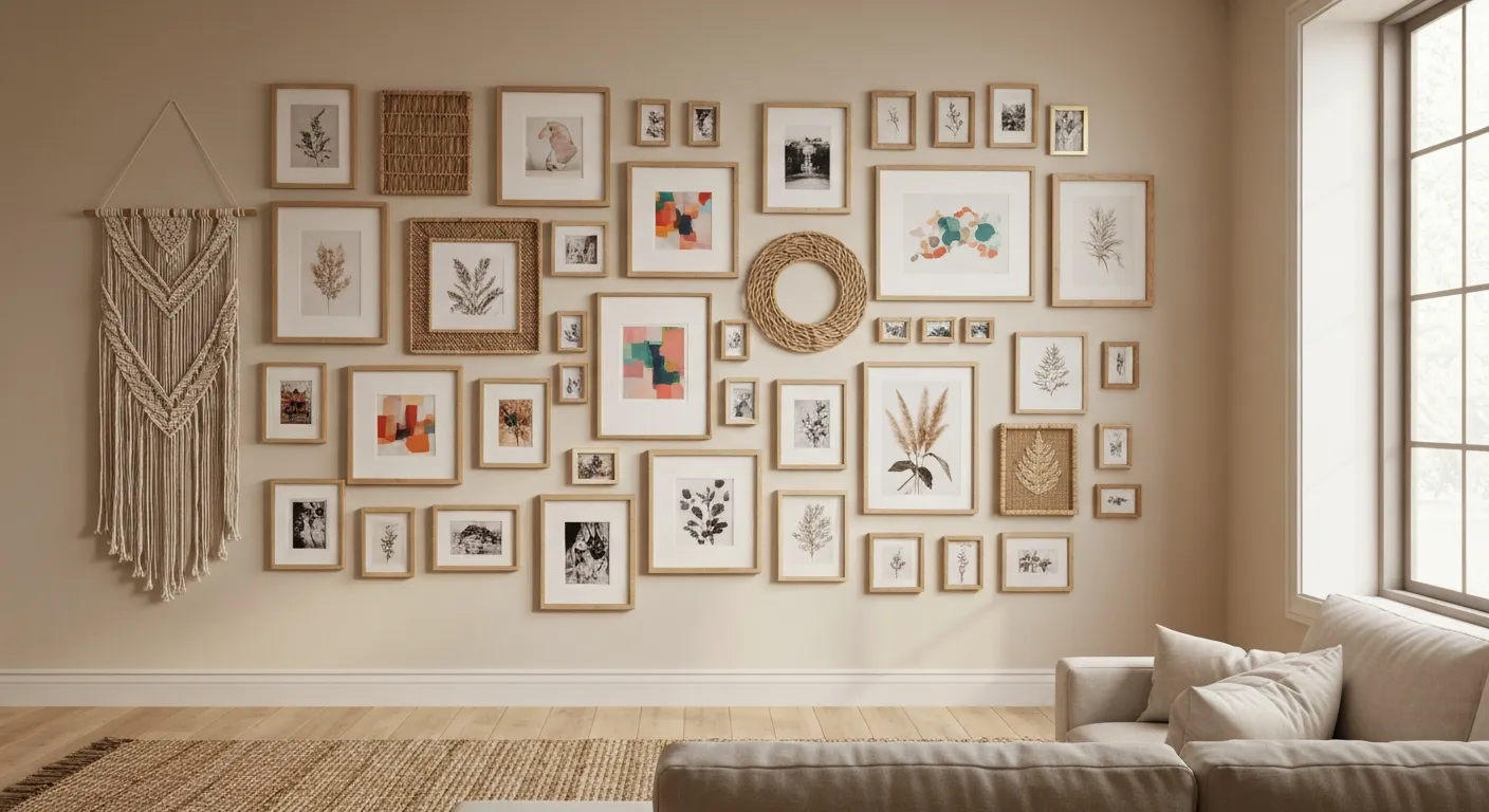 A Stunning, Meticulously Organized Gallery Wall