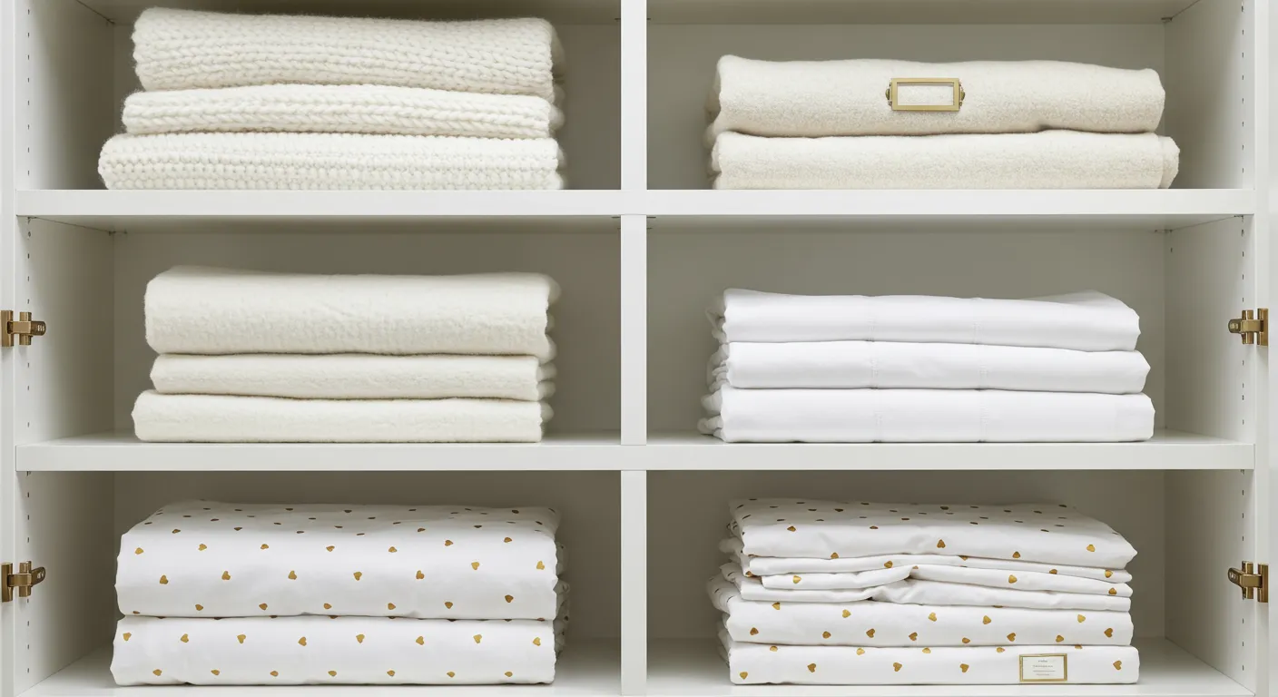 A Well Organized and Tidy Linen Closet A Well Organized and Tidy Linen Closet