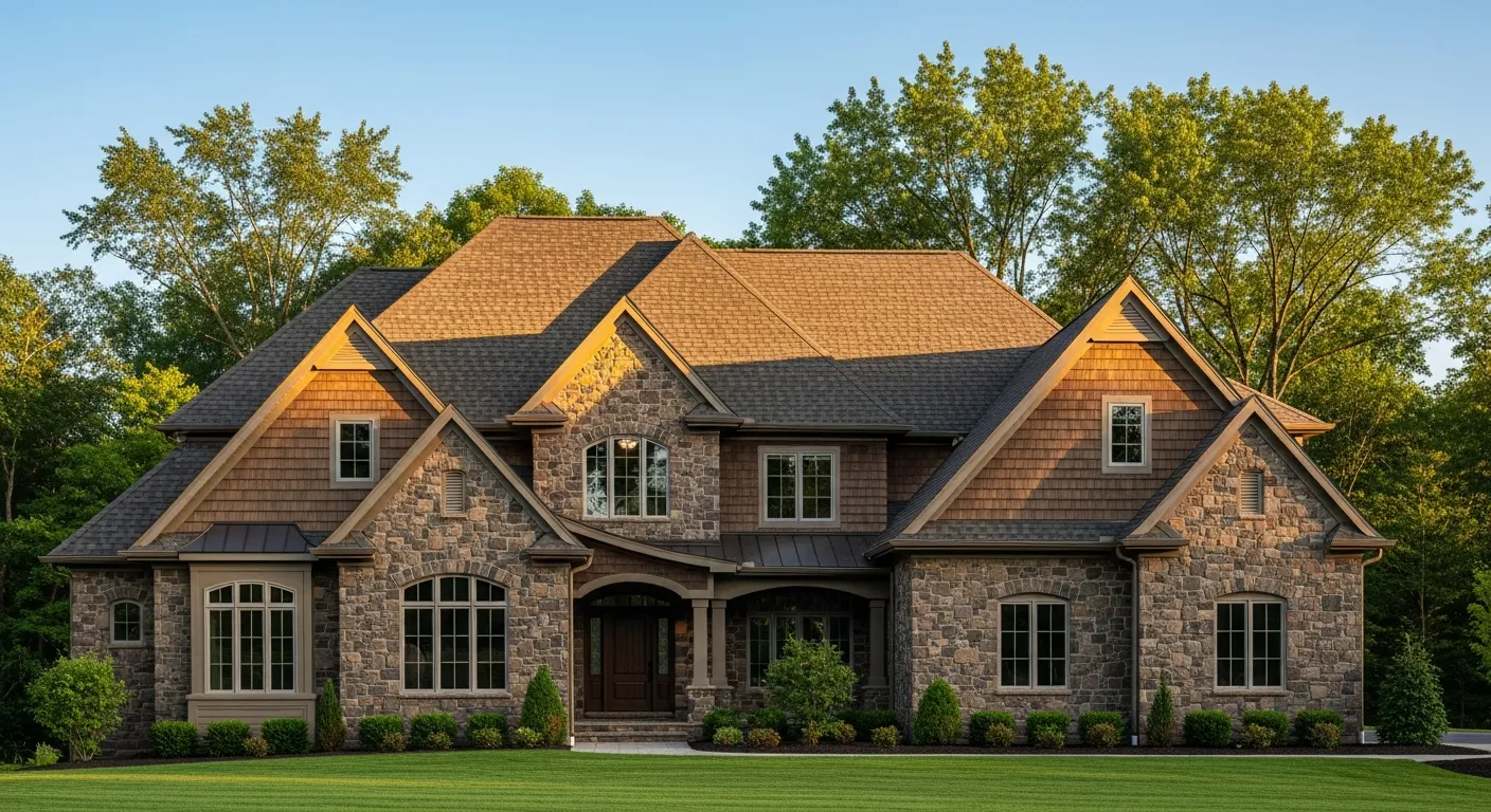 All Brown Exterior with Brown Roof