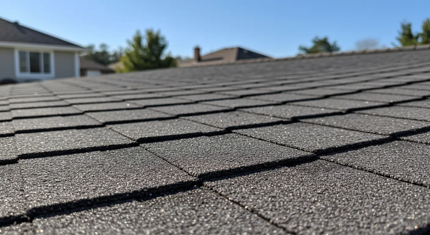Asphalt Shingles on a Residential Roof Asphalt Shingles on a Residential Roof