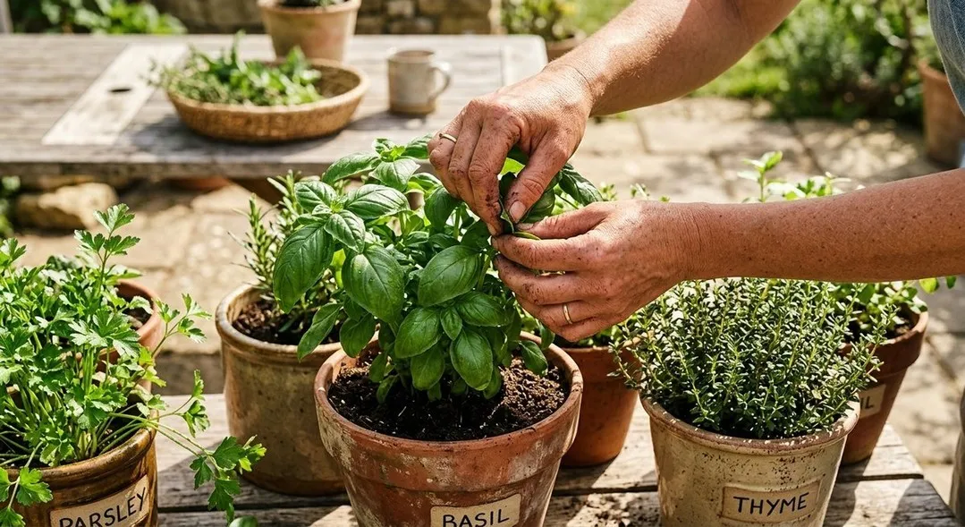 Basil, Oregano, and Thyme