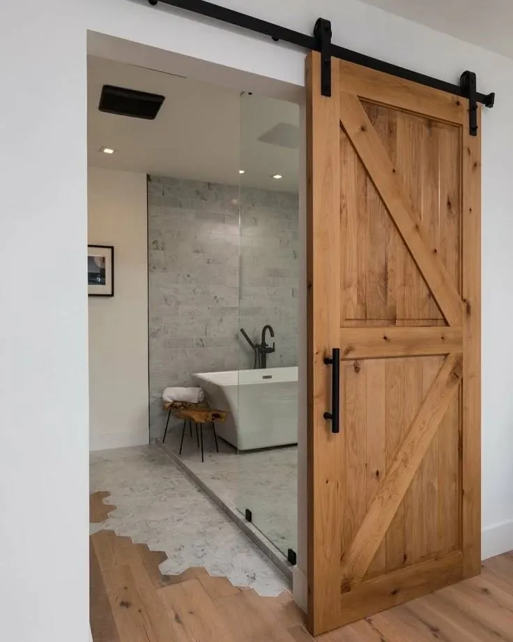 Bathroom Sliding Barn Door