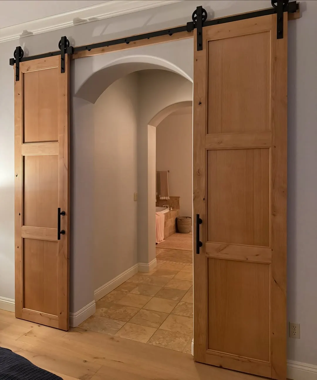 Bi-Parting Door