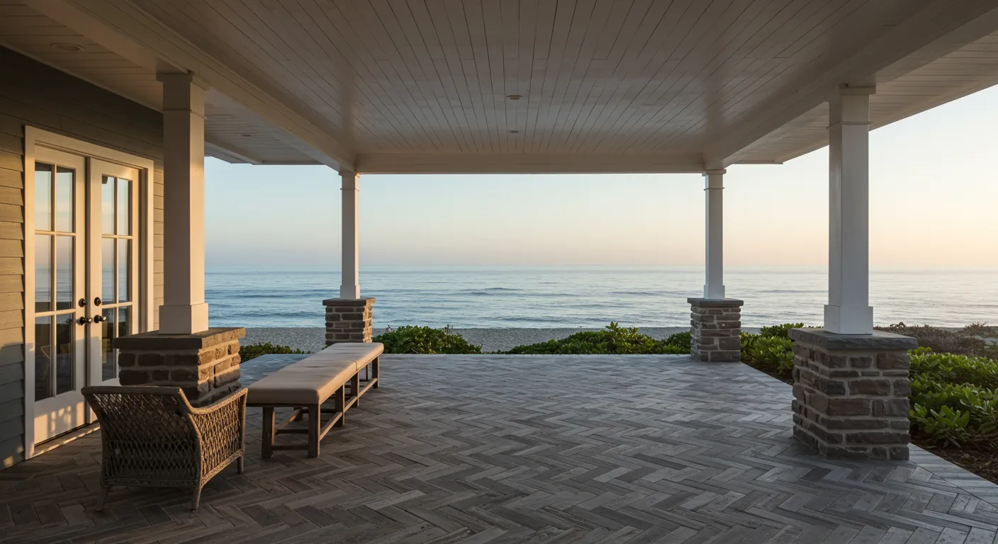 California Modern Brick Patio California Modern Brick Patio