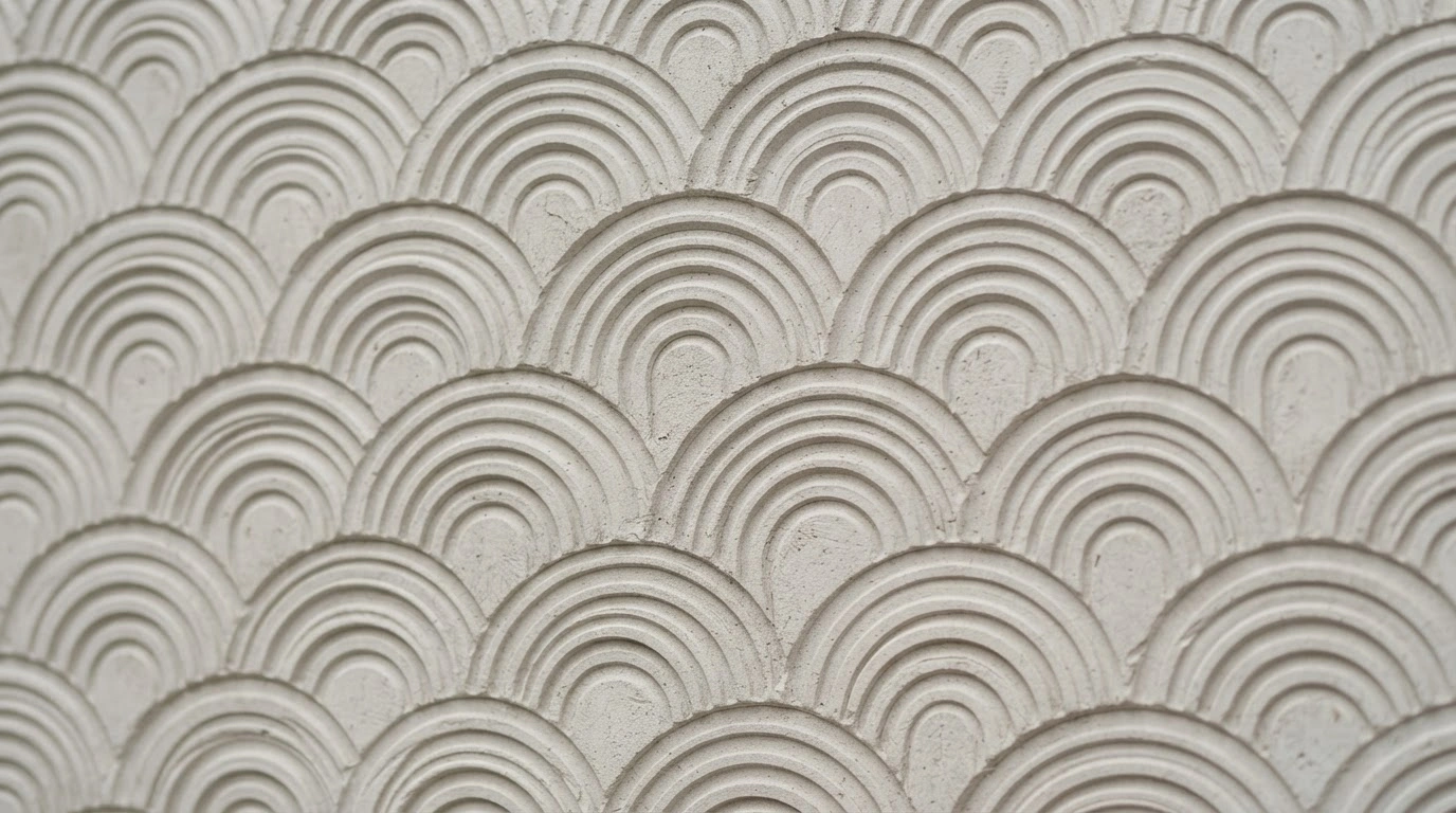 Comb Texture Ceiling