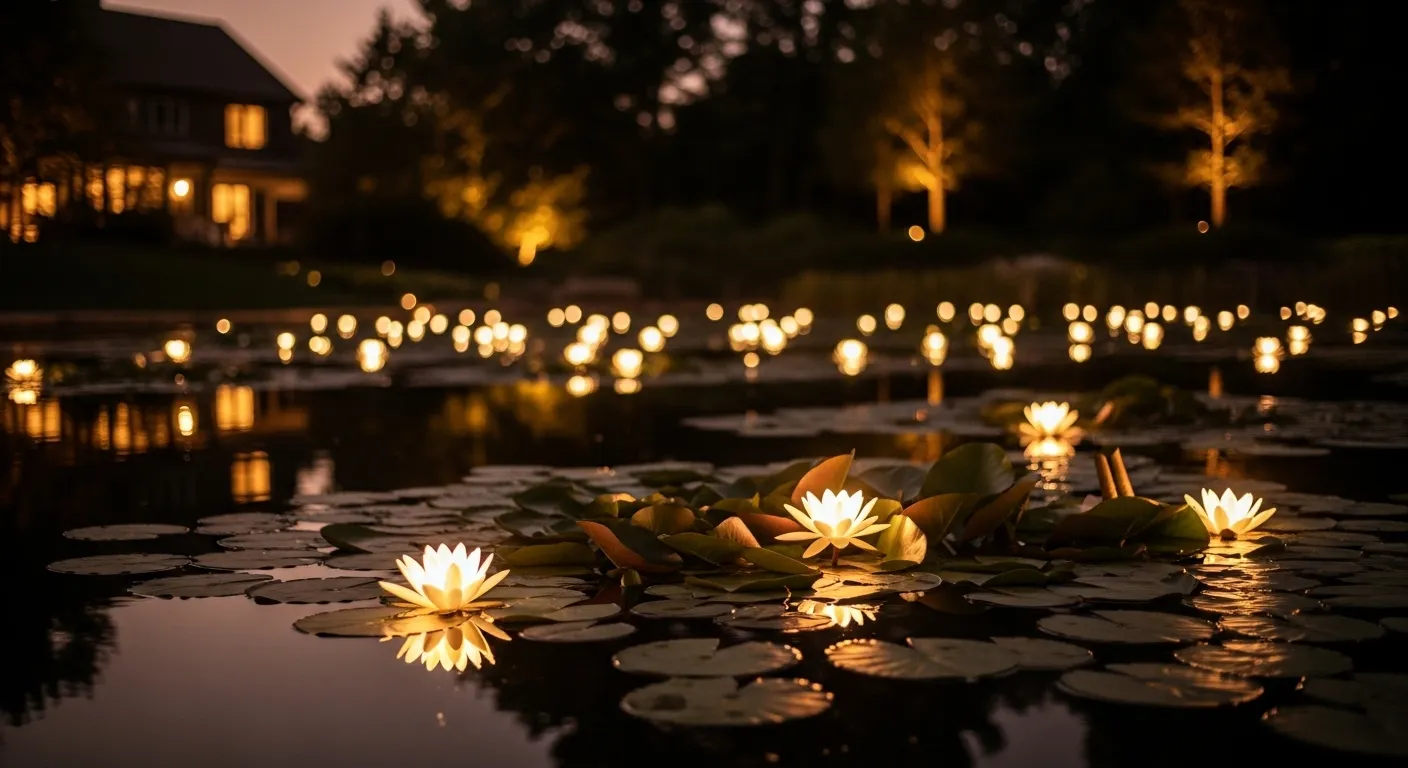 Amazing Lighting in through the Pods of Lotus Amazing Lighting in through the Pods of Lotus
