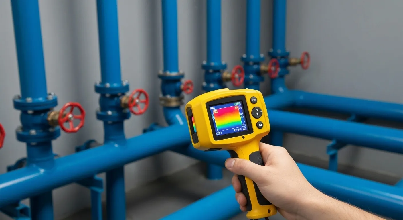 Plumber Detecting Water Leaks Plumber Detecting Water Leaks