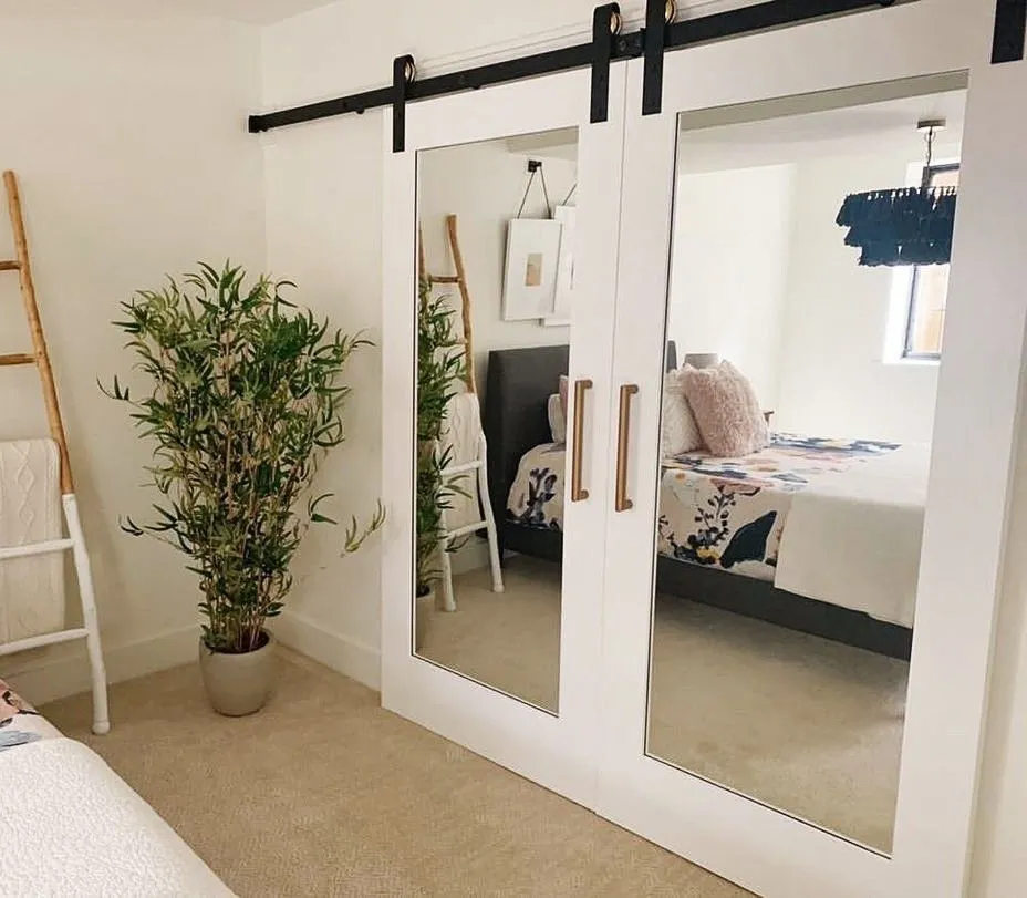 Double Barn Doors for Bedrooms
