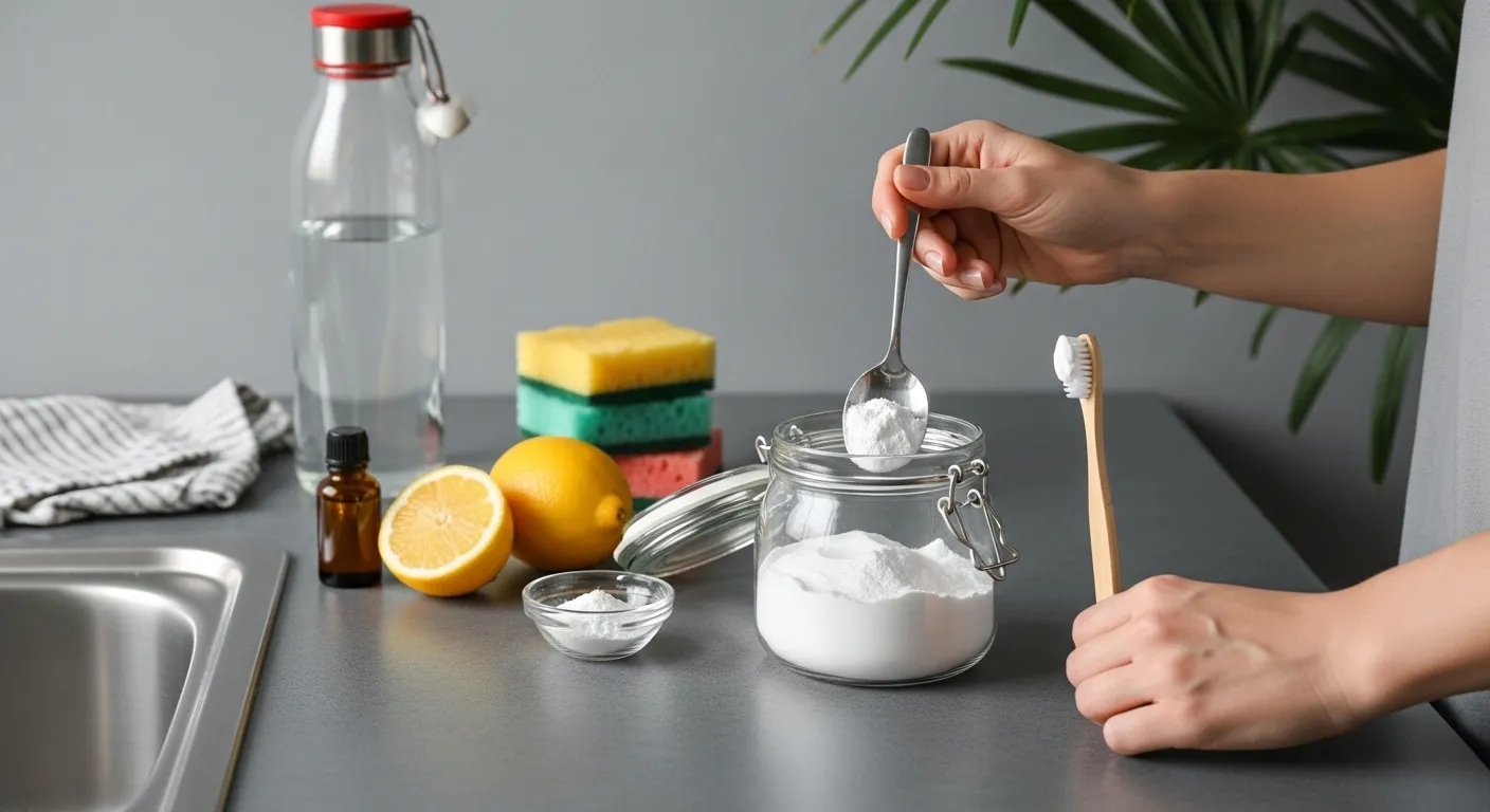 Making Homemade Drano From Lemon and Baking Soda Making Homemade Drano From Lemon and Baking Soda