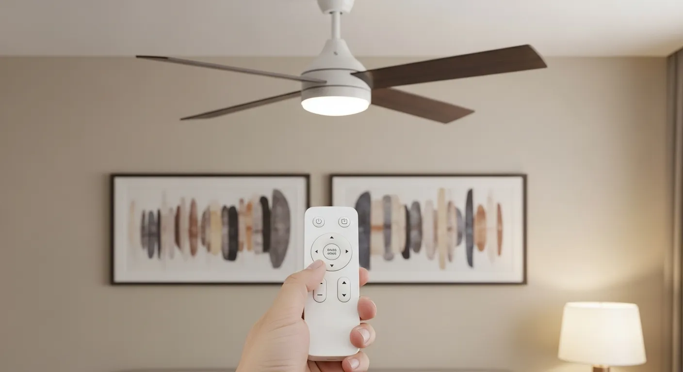 Turning Off the Fan with the Help of Remote Turning Off the Fan with the Help of Remote