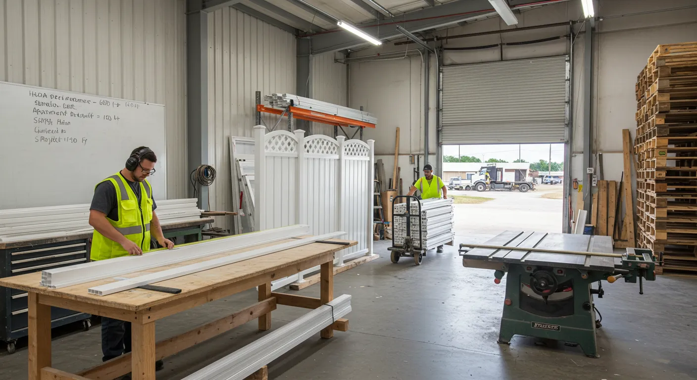 GNG Vinyl Fencing&rsquo;s Glendale plant