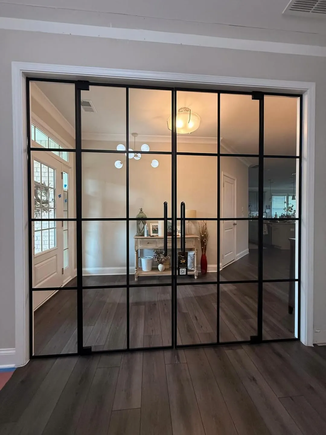 Glass-Panel Barn Door