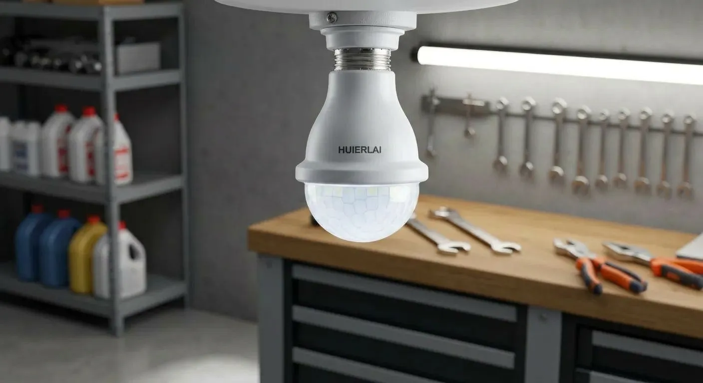 HUIERLAI Radar Motion Sensor LED Light Bulbs