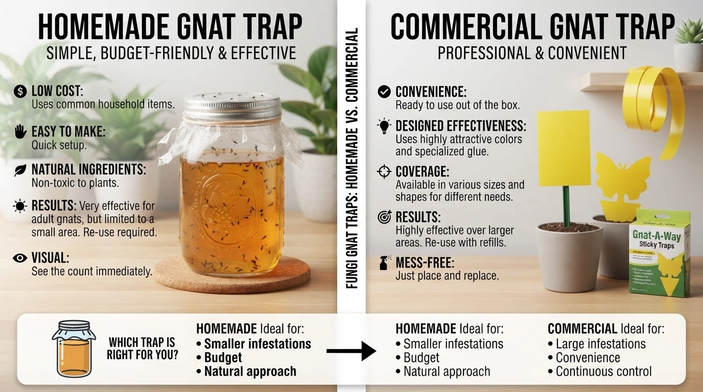 Homemade Vs. Commercial Traps