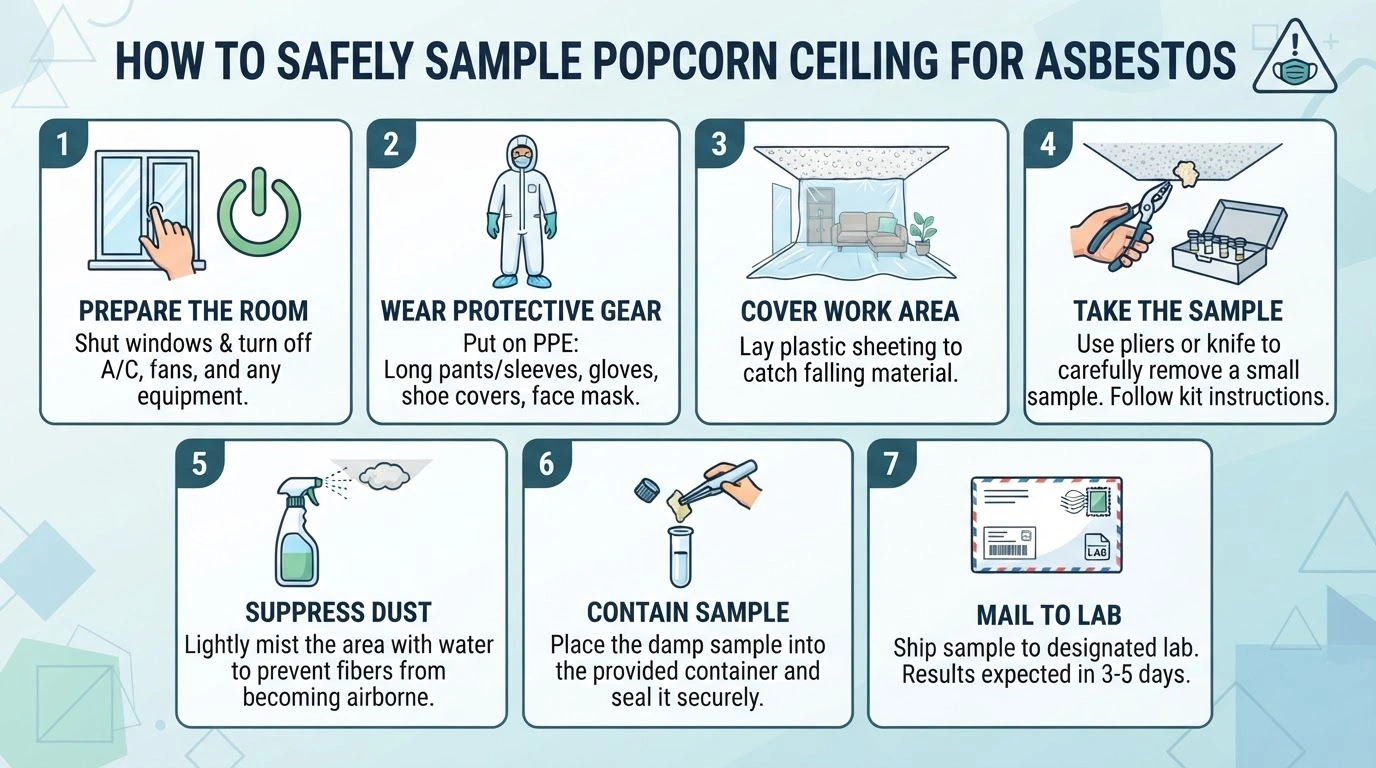 How Can You Test for Asbestos in a Textured Ceiling
