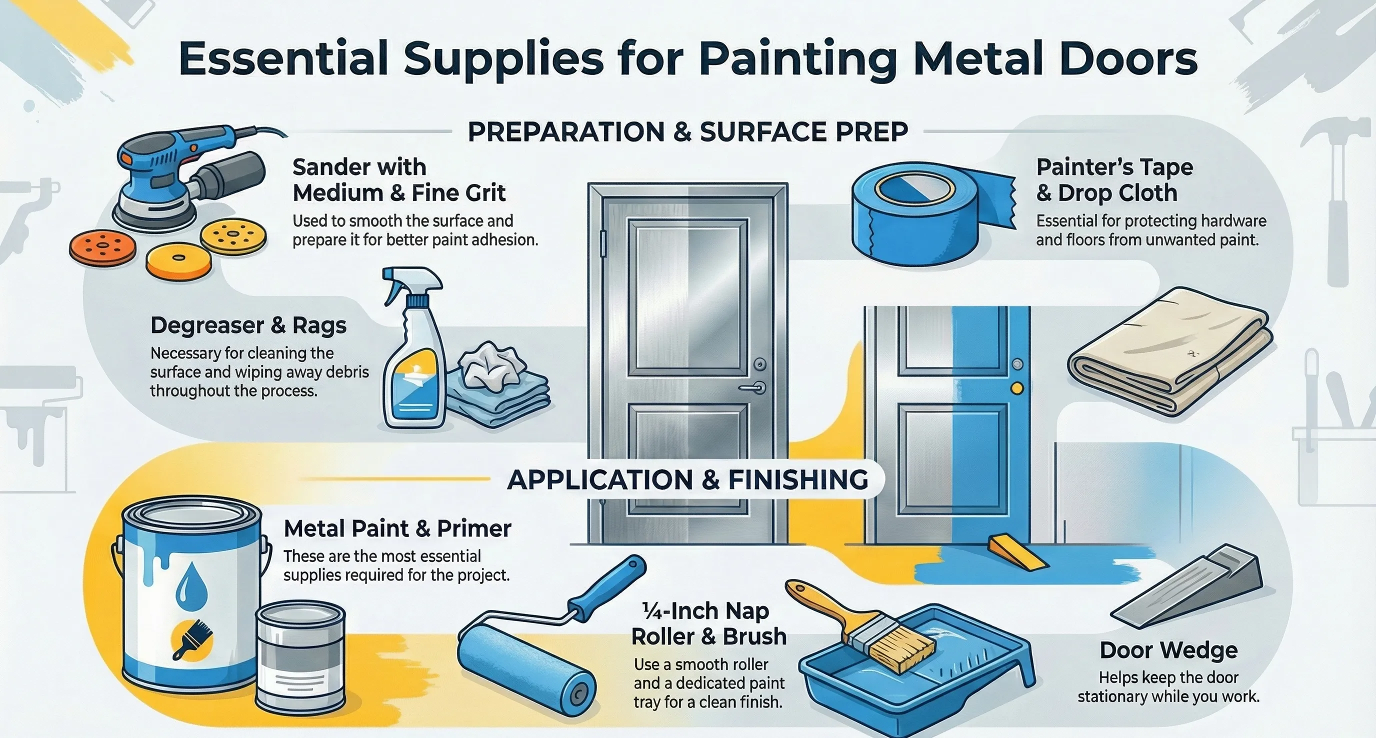 How to Paint a Steel Exterior Door