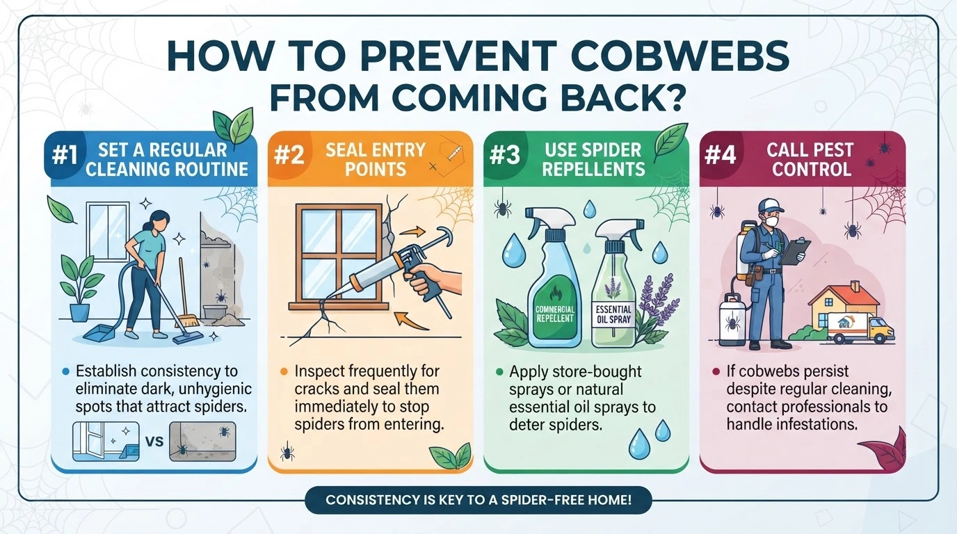How to Prevent Cobwebs from Coming Back
