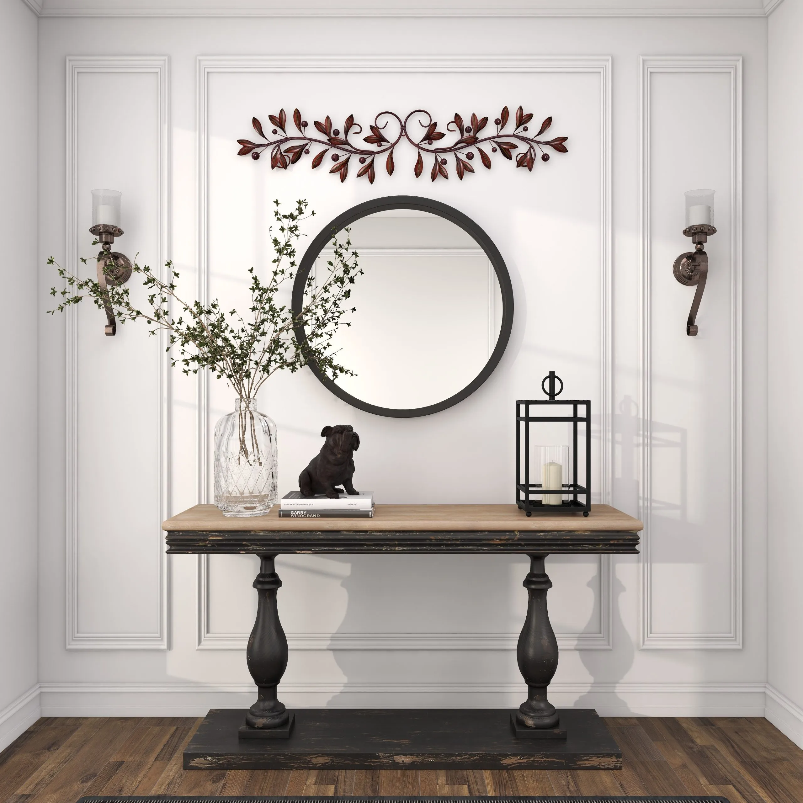 iron leaf wall accent iron leaf wall accent