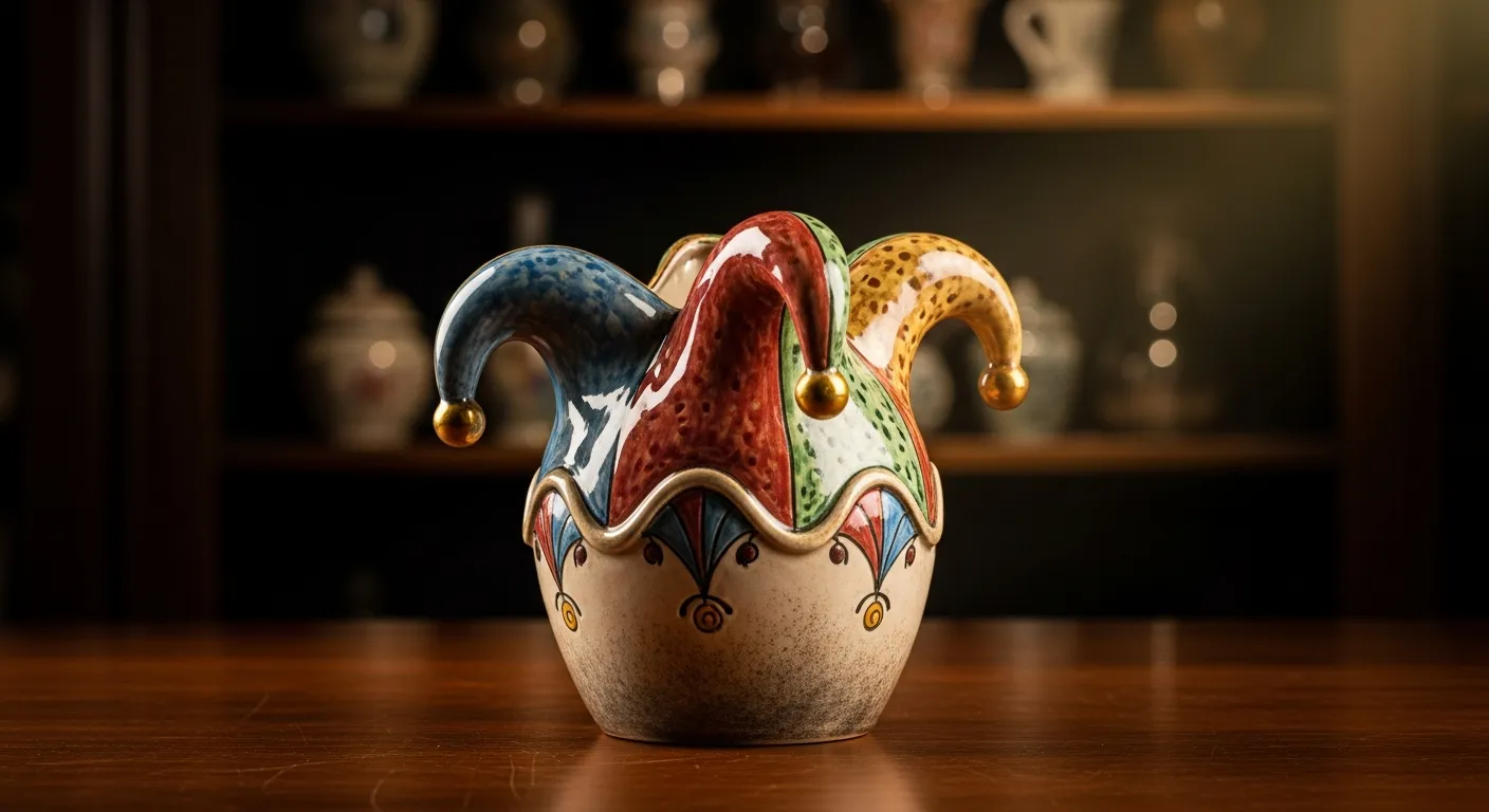 Jester&rsquo;s Cap Swung Vase
