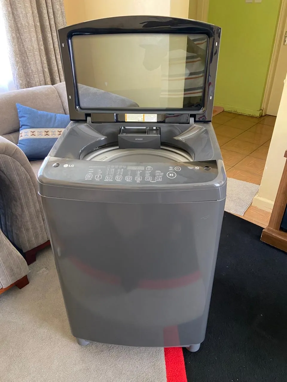 LG 5.0 Cu. Ft. High-Efficiency Smart Top Load Washer