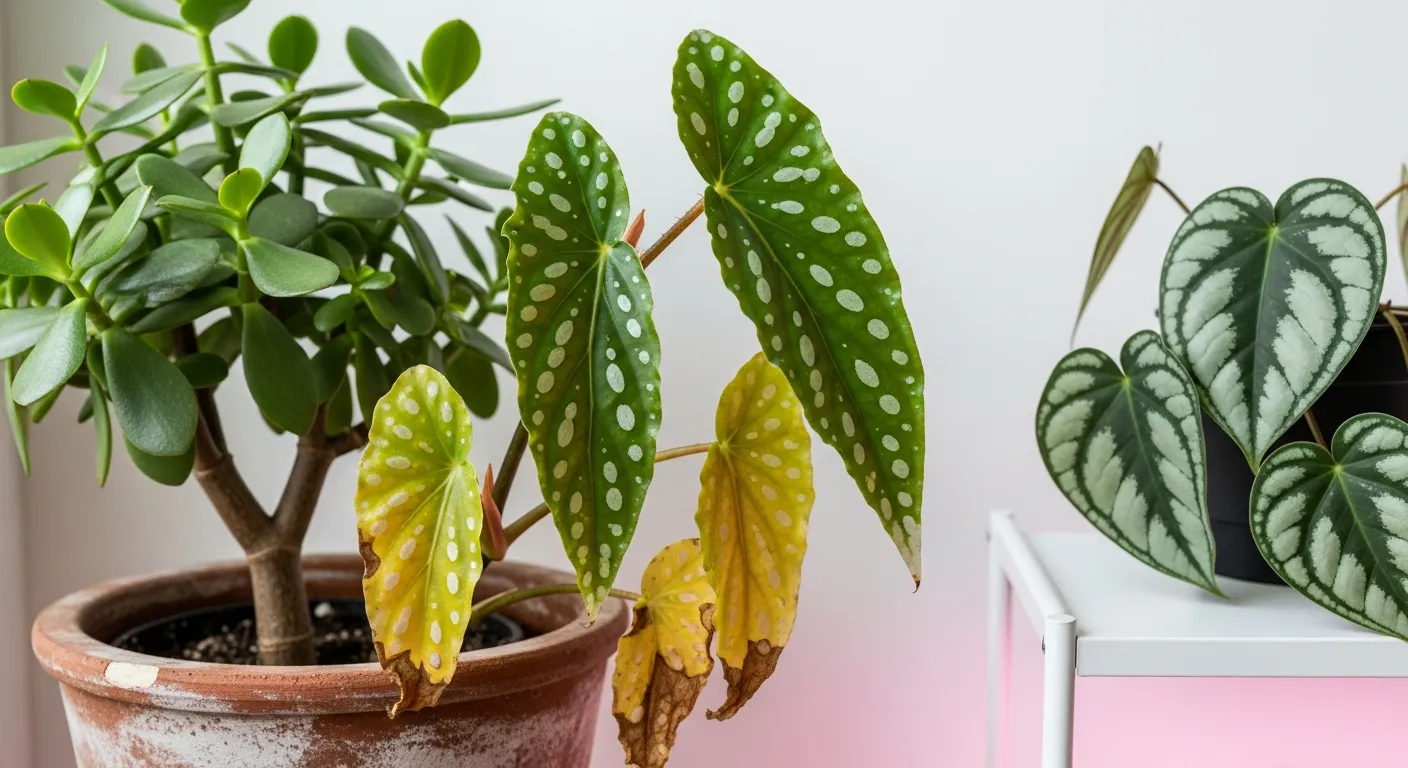  Large, Asymmetrical Leaves Are a Rich, Emerald Green With Distinct, Evenly Spaced White Polka Dot