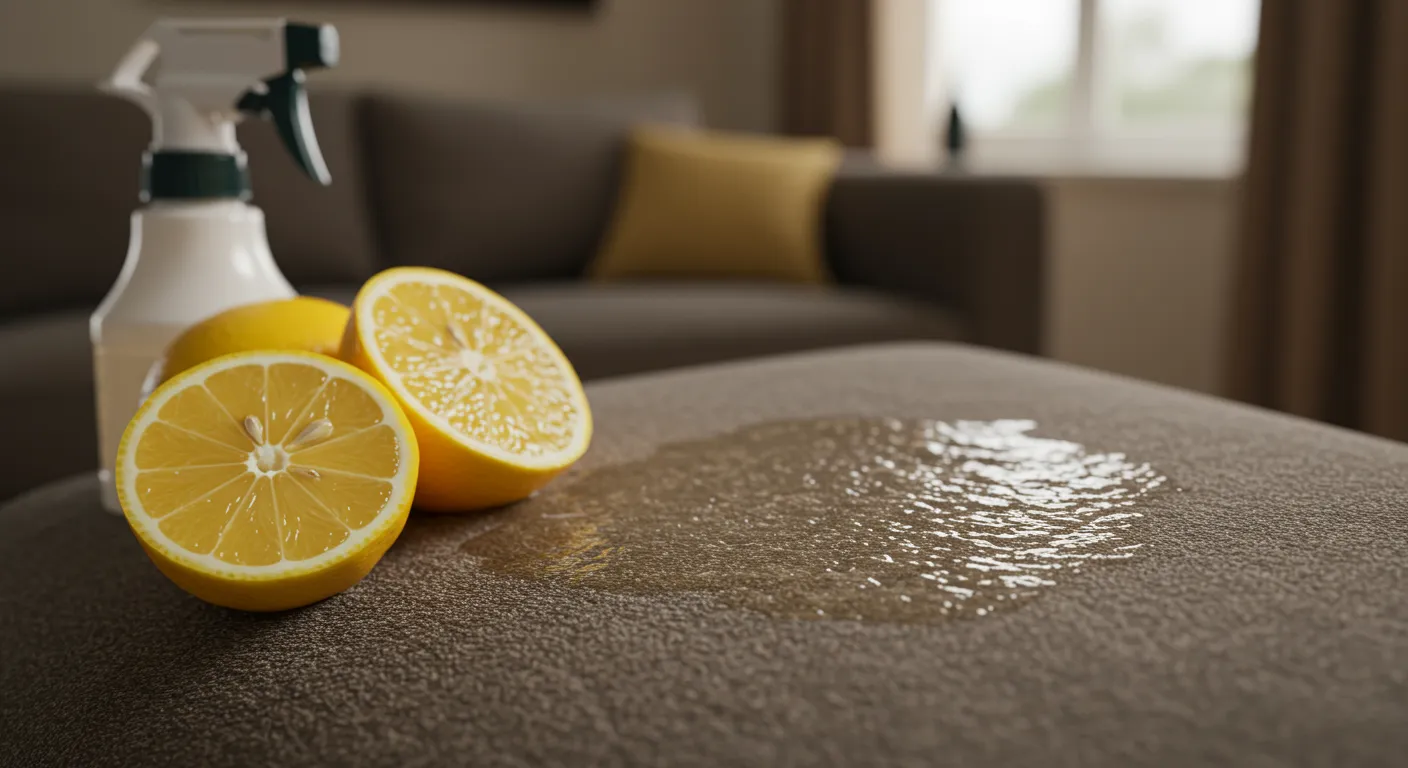 Lemon Placed on an Upholstered Chair Lemon Placed on an Upholstered Chair