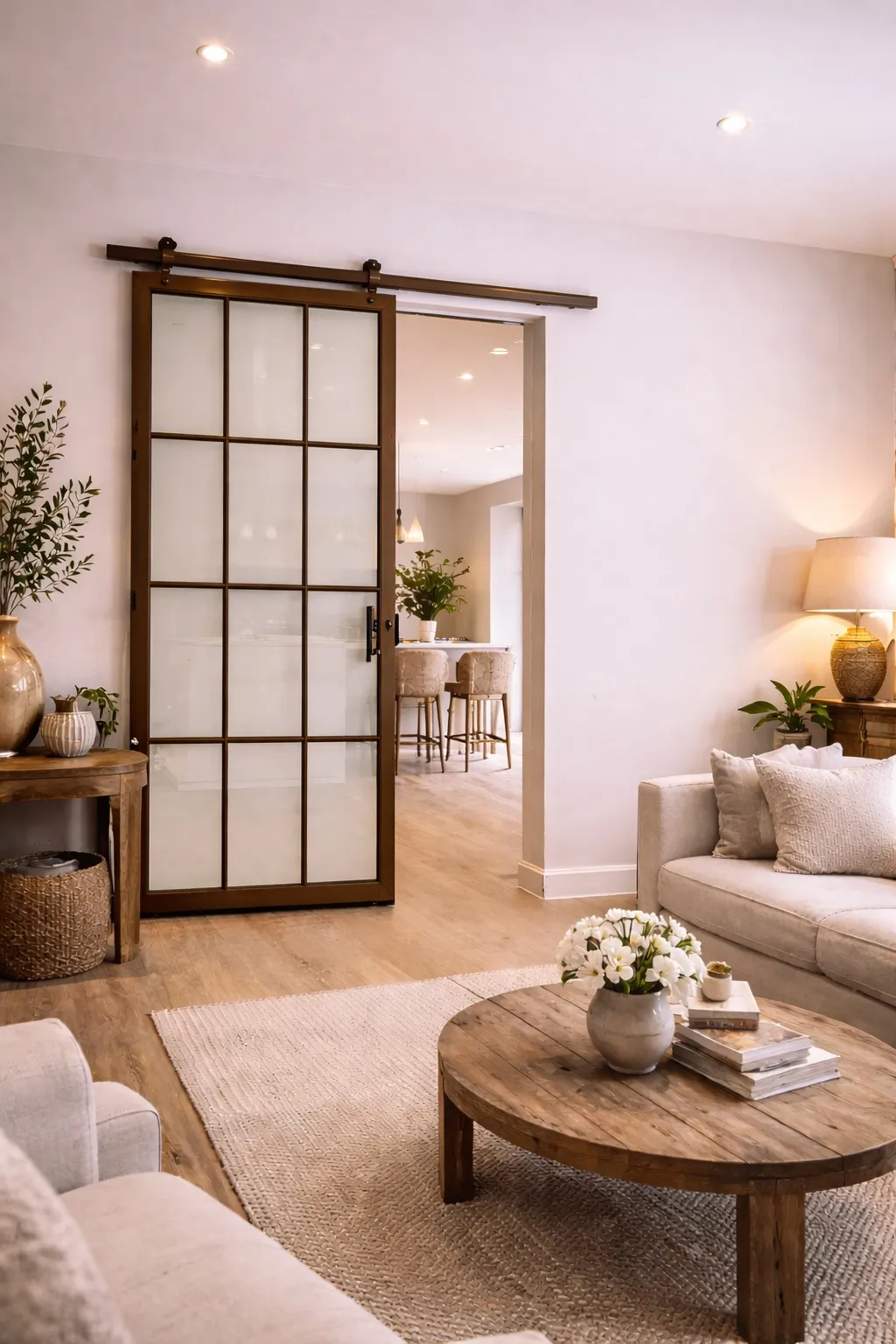 Living Room Sliding Barn Door