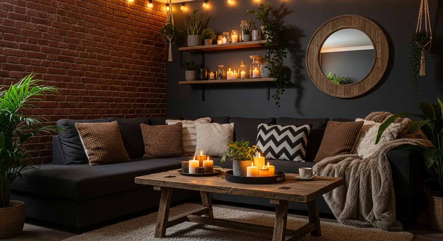 A Luxurious Maximalist Living Room Interior