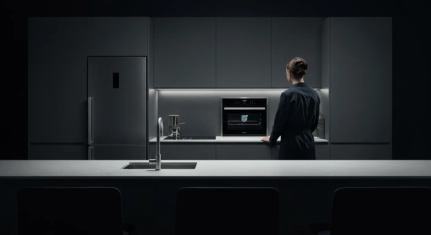 Minimalist Kitchen Design With Concealed Appliances Minimalist Kitchen Design With Concealed Appliances