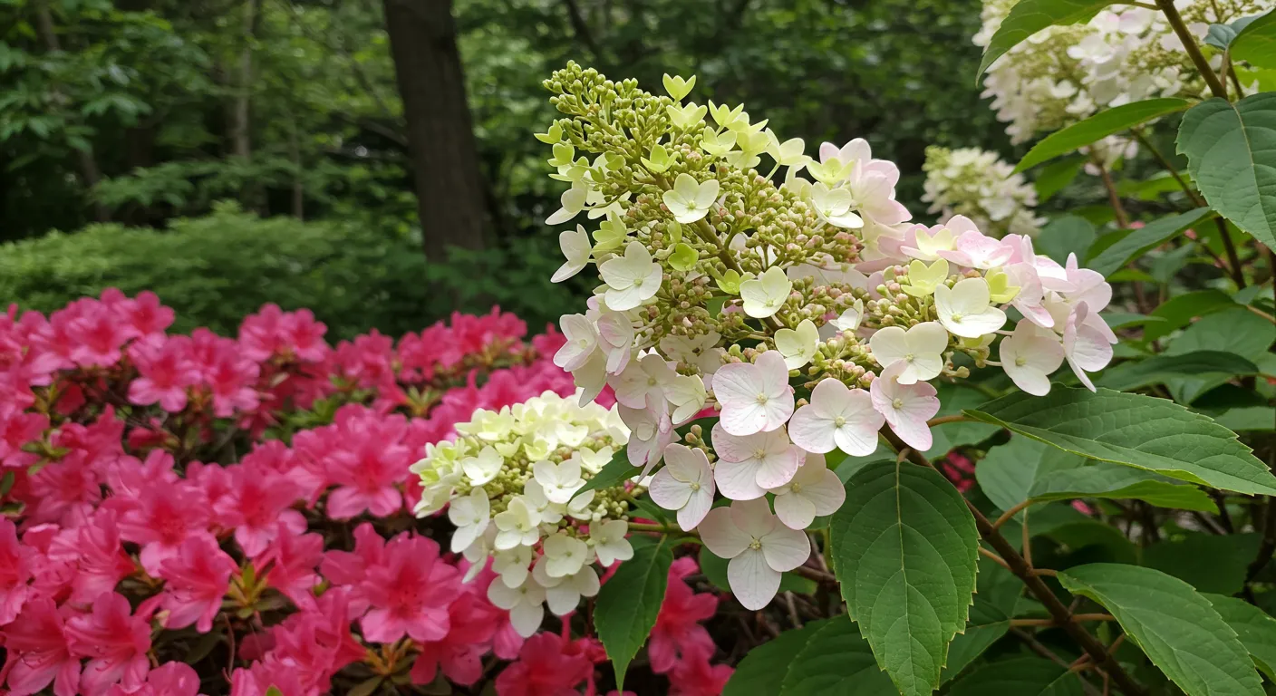 Oakleaf Hydrangea Companion Plant for Azaleas Oakleaf Hydrangea Companion Plant for Azaleas