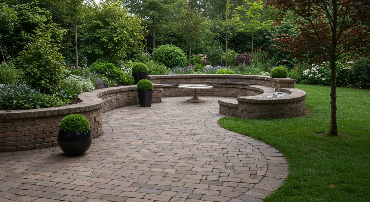 Organic Brick Patio Organic Brick Patio