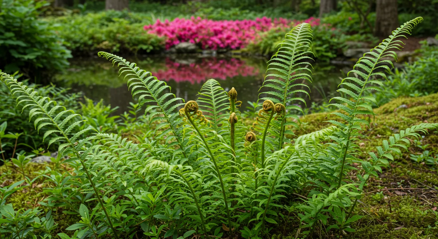Ostrich Fern Companion Plant for Azaleas Ostrich Fern Companion Plant for Azaleas