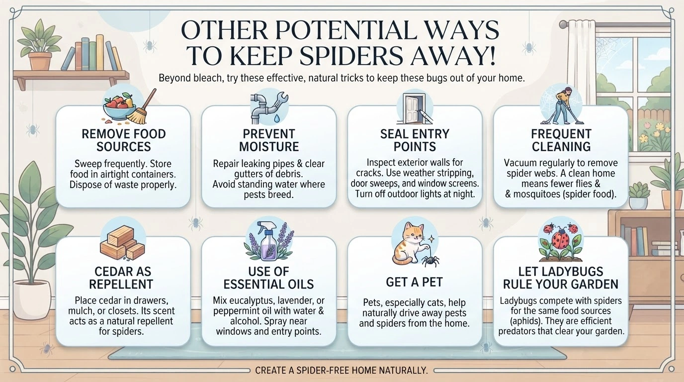 Potential Ways to Keep Spiders Away