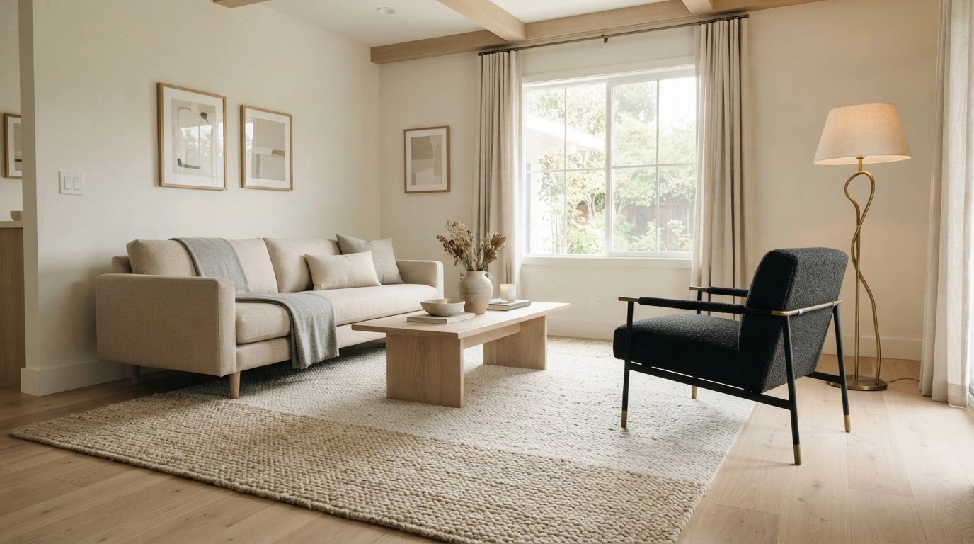 Rugs, Furniture, and Decor That Work With opaline