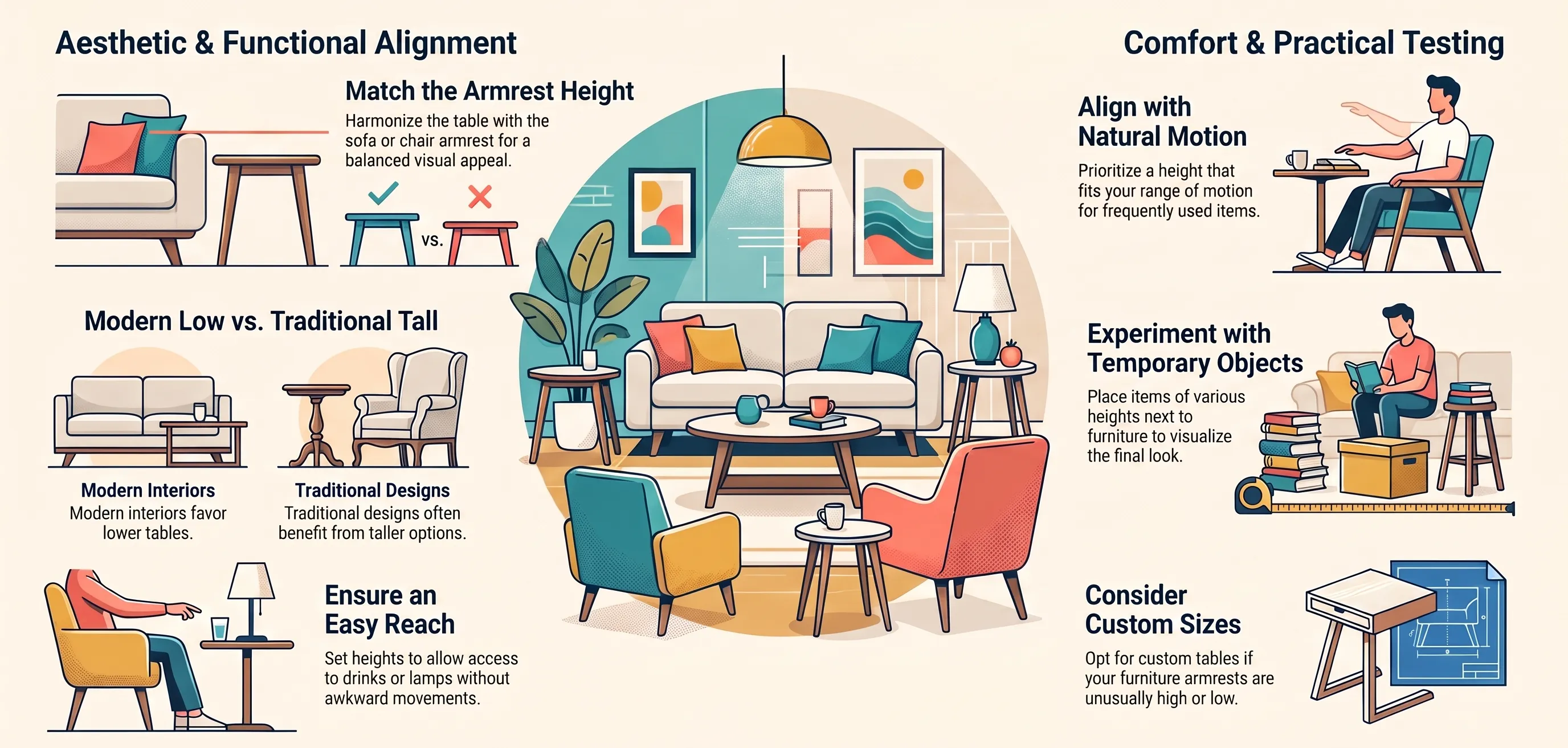 Side Table Height Selection Guide