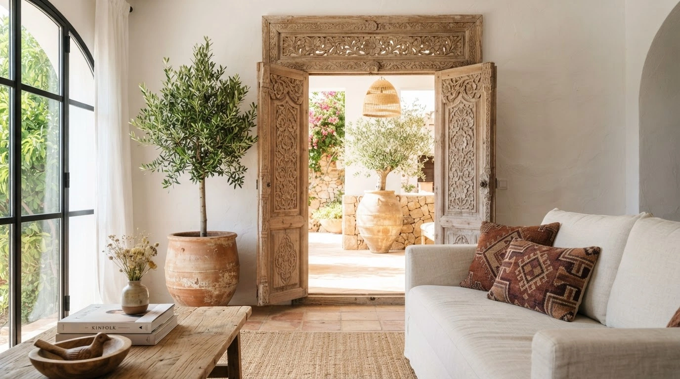 The Rustic Wood Door