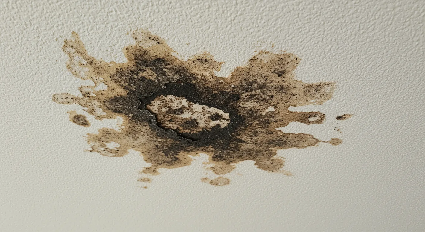 Water Stains on Ceilings of a Roof Water Stains on Ceilings of a Roof