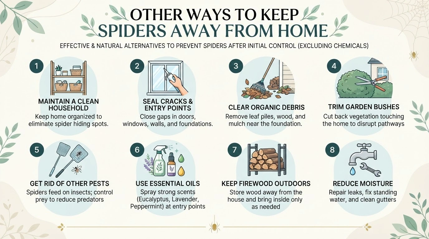 Ways to Keep Spiders Away from Home