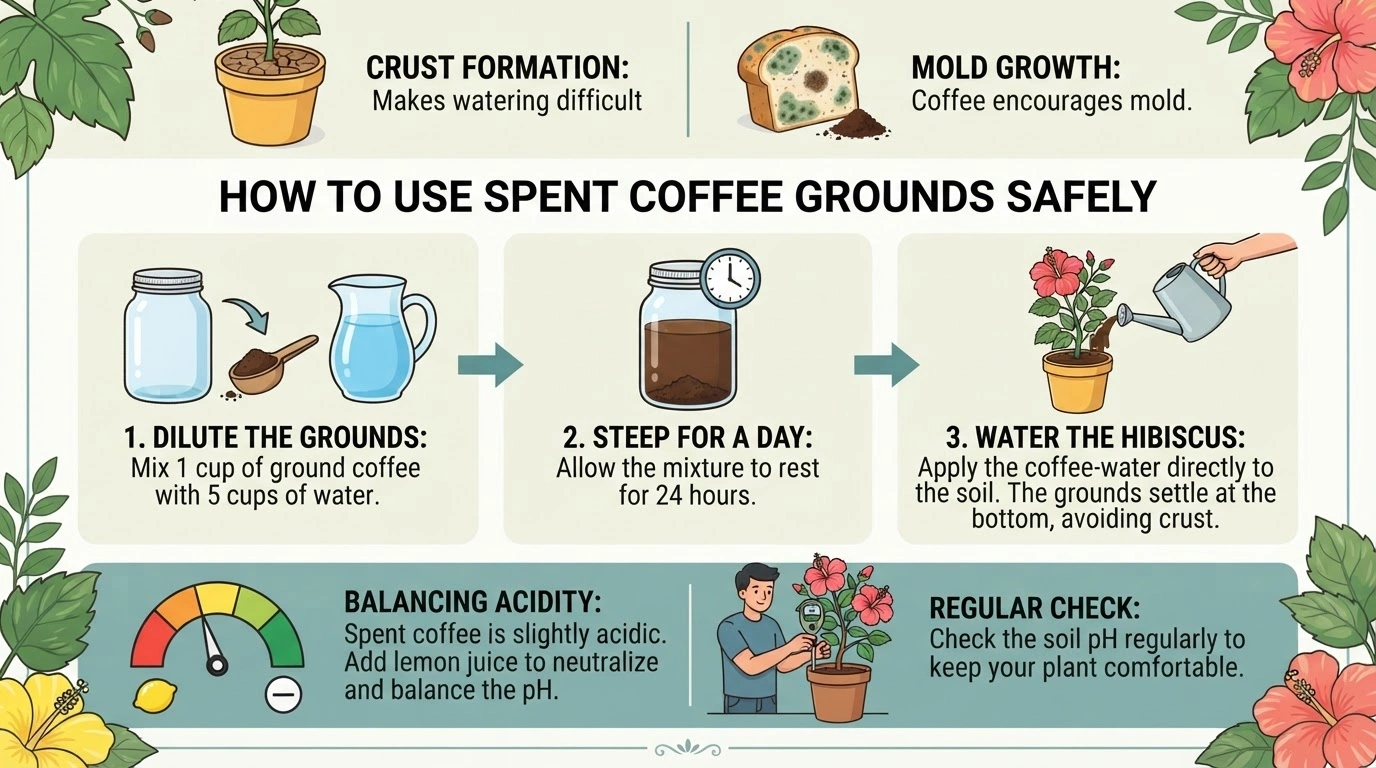 What to Consider When Using Coffee Grounds for Hibiscus