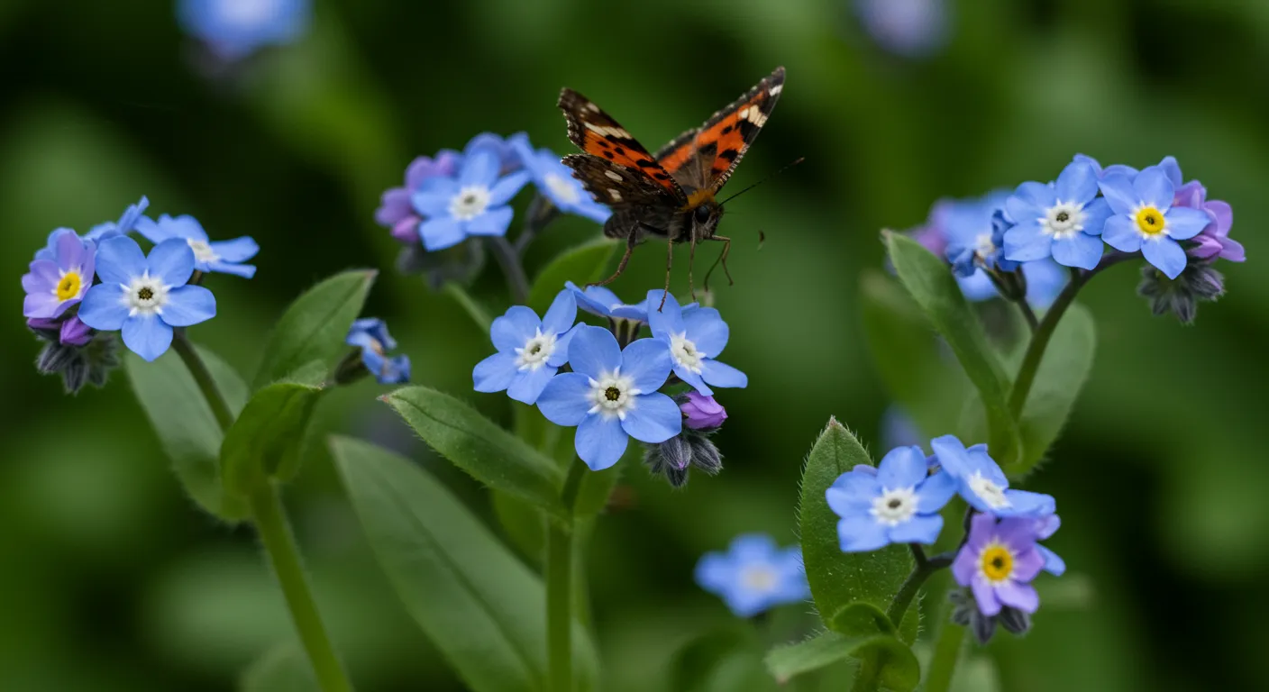 Wood Forget- Me- Not Companion Plant for Azaleas Wood Forget- Me- Not Companion Plant for Azaleas